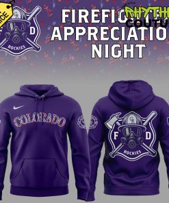 Colorado Rockies x Firefighter Appreciation Night Limited Edition Hoodie