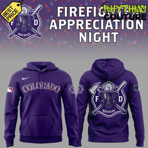 Colorado Rockies x Firefighter Appreciation Night Limited Edition Hoodie