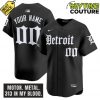 Detroit Tigers Motor Gothic Edition Personalized Baseball Jersey