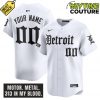 Detroit Tigers Motor Gothic Edition Personalized Baseball Jersey