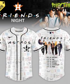 Houston Astros MLB x FRIENDS Movie Night Game Limited Edition Baseball Jersey