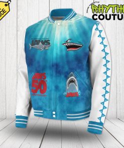 Jaws Movie Totally Jawsome Baseball Jacket