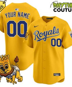 Kansas City Royals Sluggerrr Personalized Baseball Jersey