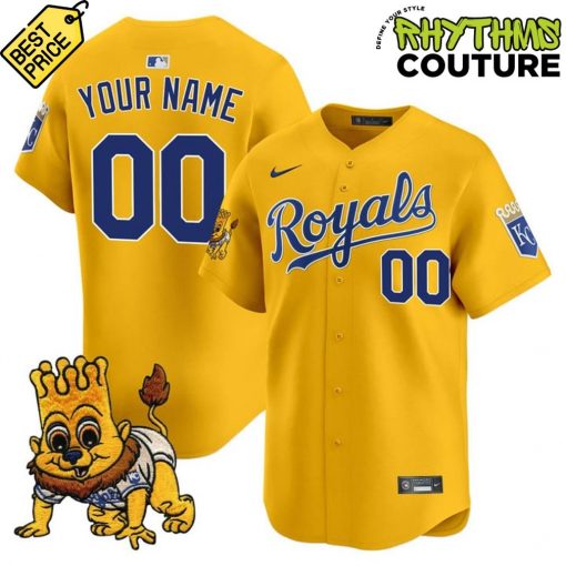 Kansas City Royals Sluggerrr Personalized Baseball Jersey