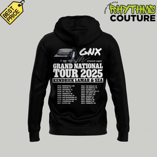 Kendrick Lamar x SZA Grand National Tour 2025 Limited Edition Hoodie