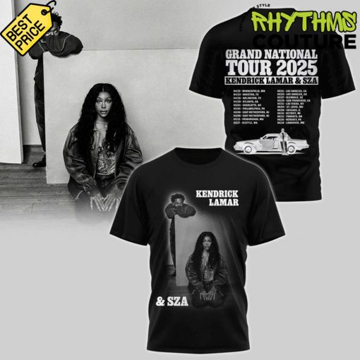 Kendrick Lamar x SZA Grand National Tour 2025 Limited Edition Tee