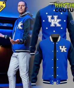 Kentucky Wildcats Basketball Coach Mark Pope Limited Edition Baseball Jacket