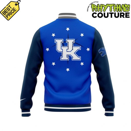 Kentucky Wildcats Basketball Coach Mark Pope Limited Edition Baseball Jacket