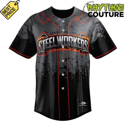 Lehigh Valley Steelworker Limited Edition Custom Baseball Jersey