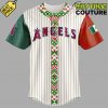 Los Angeles Angels Mexican Heritage Night 2025 Personalized Baseball Jersey