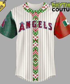 Los Angeles Angels Mexican Heritage Night 2025 Personalized Baseball Jersey