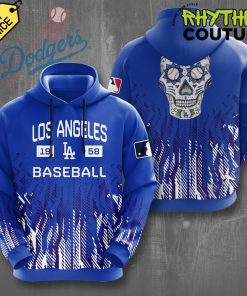 Los Angeles Dodgers 1958 Blue Fire Limited Edition Hoodie