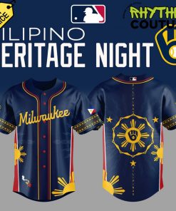 Milwaukee Brewers Filipino Heritage Night Limited Edition Baseball Jersey