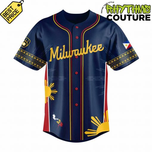 Milwaukee Brewers Filipino Heritage Night Limited Edition Baseball Jersey