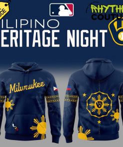 Milwaukee Brewers Filipino Heritage Night Limited Edition Hoodie