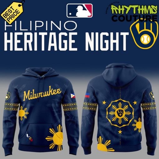 Milwaukee Brewers Filipino Heritage Night Limited Edition Hoodie