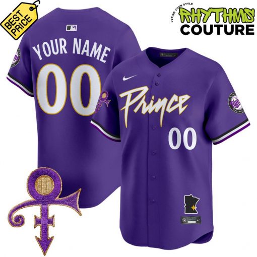 Minnesota Twins x Prince Personalized Baseball Jersey