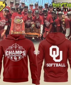 Oklahoma Sooners 2025 SEC Softball Conference Tournament Champions Hoodie
