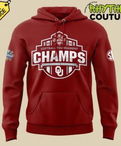 Oklahoma Sooners 2025 SEC Softball Conference Tournament Champions Hoodie