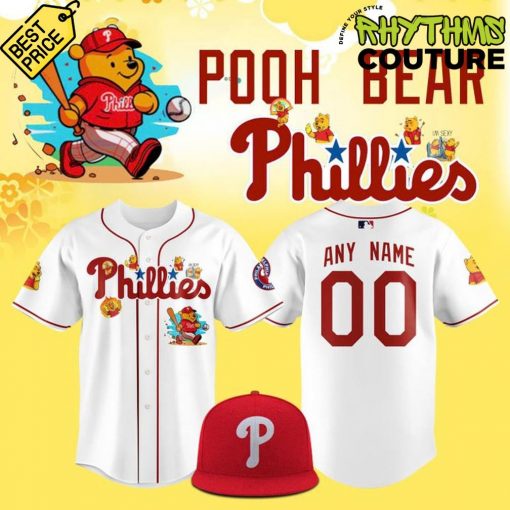 Philadelphia Phillies x Pooh Bear Limited Edition Baseball Jersey