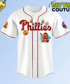Philadelphia Phillies x Pooh Bear Limited Edition Baseball Jersey