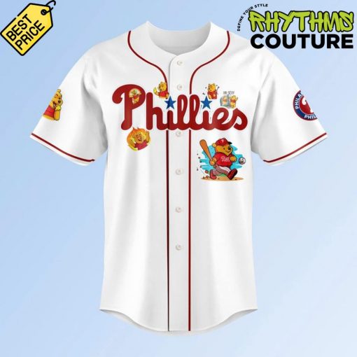 Philadelphia Phillies x Pooh Bear Limited Edition Baseball Jersey