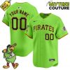 Pittsburgh Pirates Pirate Parrot Mascot Personalized Baseball Jersey