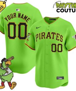 Pittsburgh Pirates Pirate Parrot Mascot Personalized Baseball Jersey
