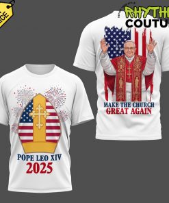Pope Leo XIV 2025 “Make the Church Great Again” Limited Edition Tee
