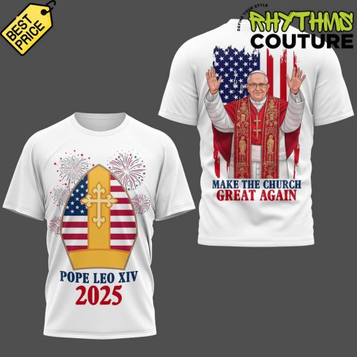 Pope Leo XIV 2025 “Make the Church Great Again” Limited Edition Tee