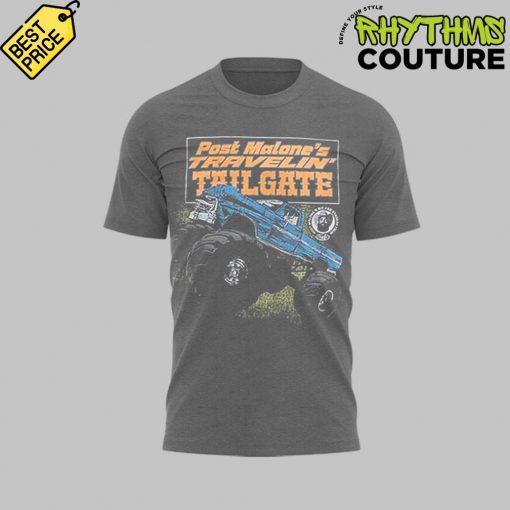 Post Malone “Travelin Tailgate” Limited Edition Grey Tee