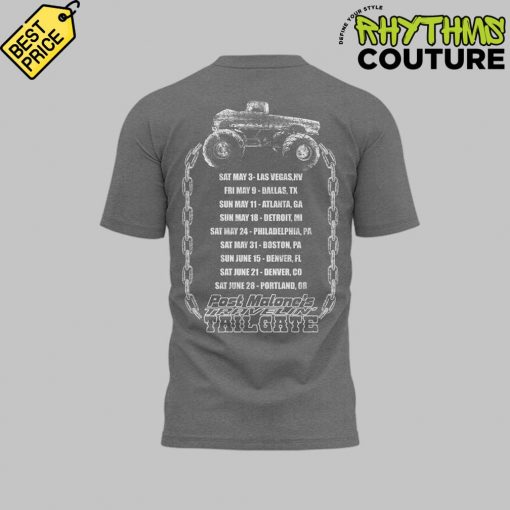 Post Malone “Travelin Tailgate” Limited Edition Grey Tee