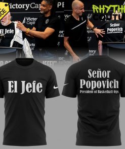 San Antonio Spurs Coach Gregg Popovich “I’m El Jefe.” Limited Edition Shirt