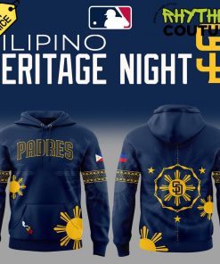 San Diego Padres Filipino Heritage Night 2025 Limited Edition Hoodie