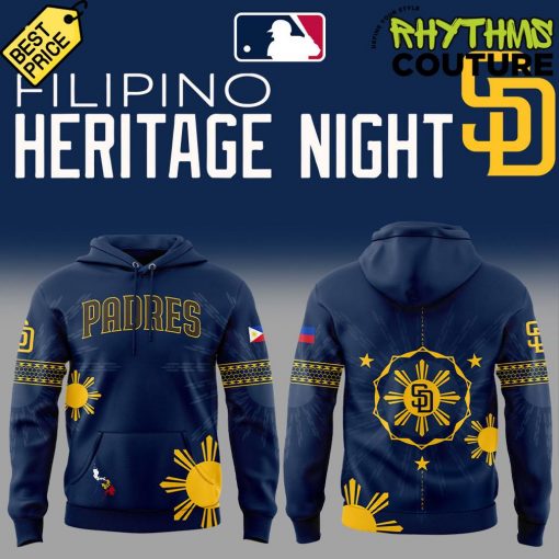 San Diego Padres Filipino Heritage Night 2025 Limited Edition Hoodie