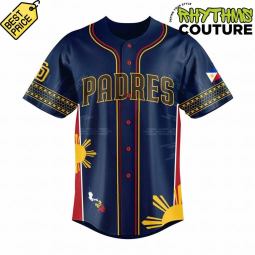 San Diego Padres Filipino Heritage Night 2025 Personalized Baseball Jersey