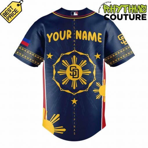 San Diego Padres Filipino Heritage Night 2025 Personalized Baseball Jersey