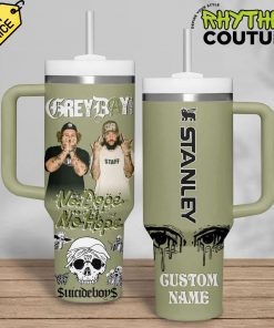Suicideboys Grey Day “No Dope No Hope” Tumbler 40oz with Handle