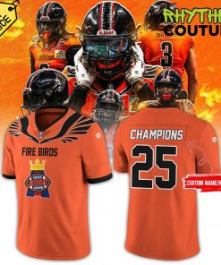 Albany Firebirds 2025 Arena Crown CHAMPIONS Custom Football Jersey
