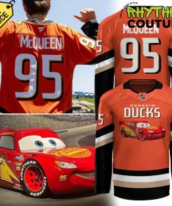 Anaheim Ducks x Lightning McQueen Special Edition Hockey Jersey