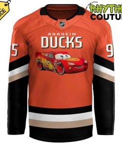 Anaheim Ducks x Lightning McQueen Special Edition Hockey Jersey