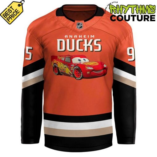 Anaheim Ducks x Lightning McQueen Special Edition Hockey Jersey