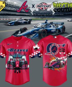 Atlanta Braves x F1 IndyCar Baseball Jersey