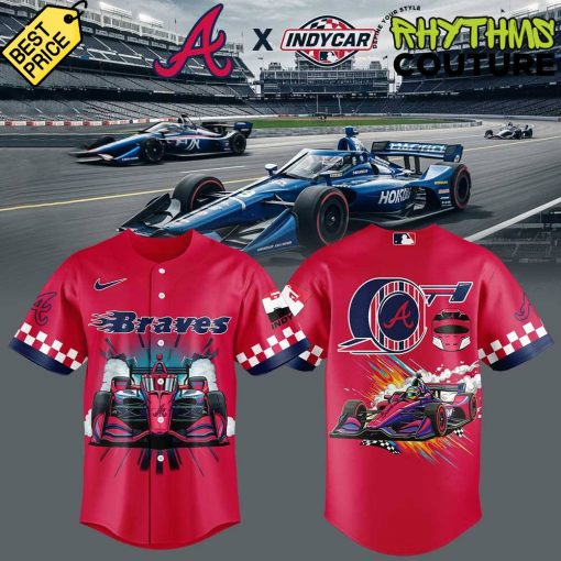 Atlanta Braves x F1 IndyCar Baseball Jersey