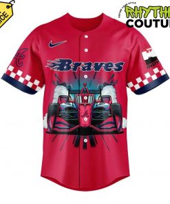 Atlanta Braves x F1 IndyCar Baseball Jersey