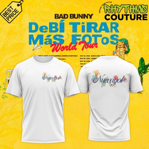 Bad Bunny DeBÍ TiRAR MáS FOToS Nuevayol White Tee