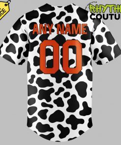 Baltimore Orioles Happy Cow Appreciation Day Custom Baseball Jersey