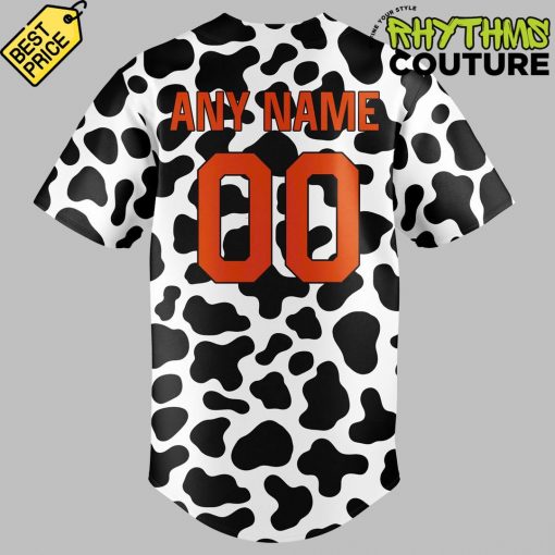 Baltimore Orioles Happy Cow Appreciation Day Custom Baseball Jersey