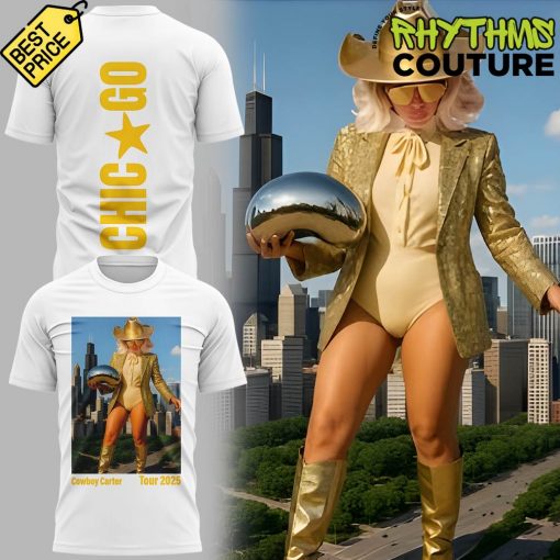 Beyonce Cowboys Carter Tour x Chicago 2025 Shirt