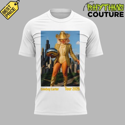 Beyonce Cowboys Carter Tour x Chicago 2025 Shirt